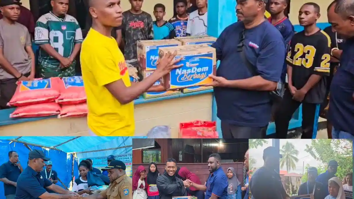 DPD NasDem Teluk Bintuni Rayakan HUT ke-14 dengan Pembagian 1.400 Paket Sembako