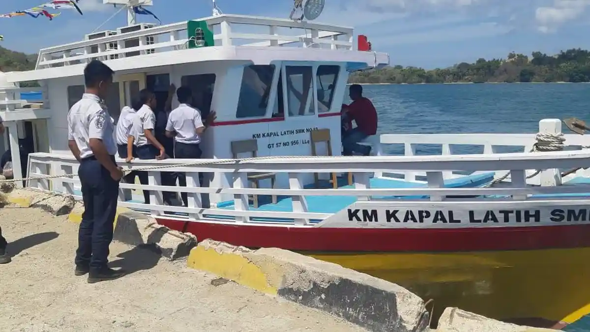 SMKN 3 Selayar Dapat Bantuan Kapal Latih, Intip Fasilitasnya