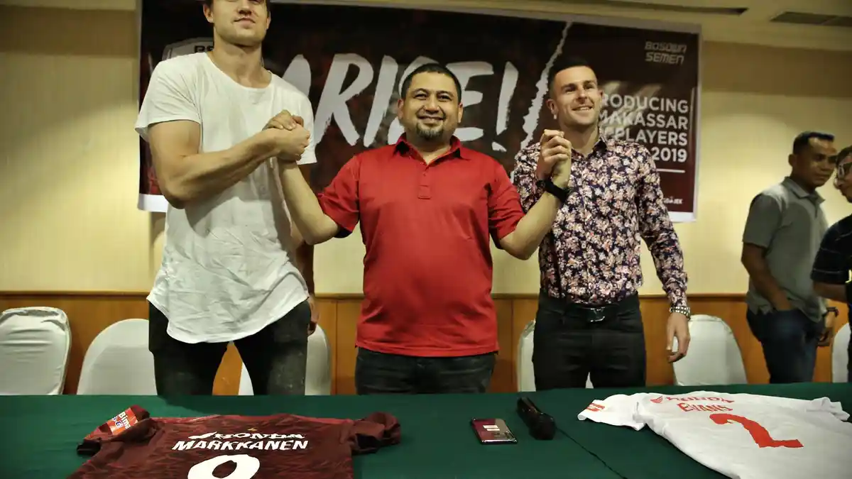 PSM Makassar Kalahkan Klub-klub Eropa untuk Datangkan Eero Markkanen