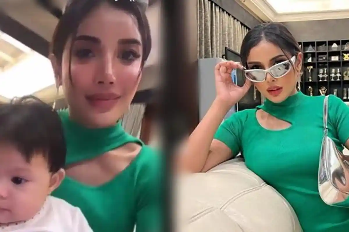 Momen Millen Cyrus Bersama Ameena Anak Aurel Hermansyah, Tuntun si Balita Doa Sebelum Makan