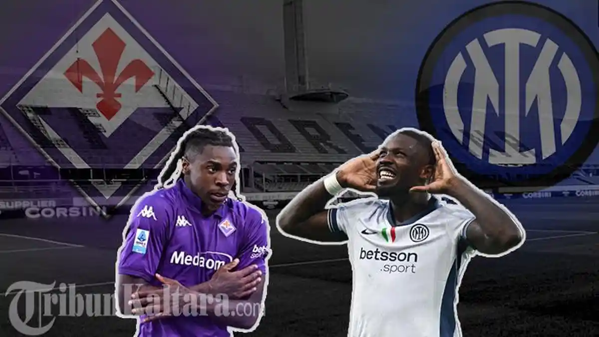 Susunan Pemain Fiorentina vs Inter Milan di Liga Italia, Moise Kean dan Marcus Thuram Starter