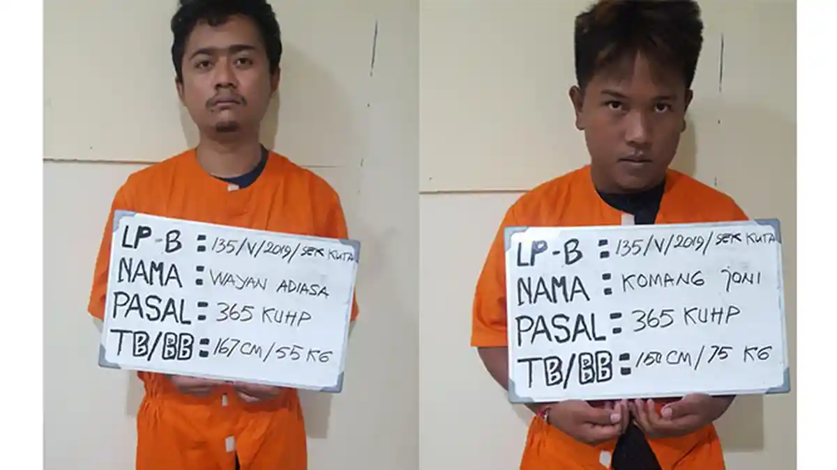 Dua Pelaku Jambret Terhadap WNA Singapura Diringkus Polisi