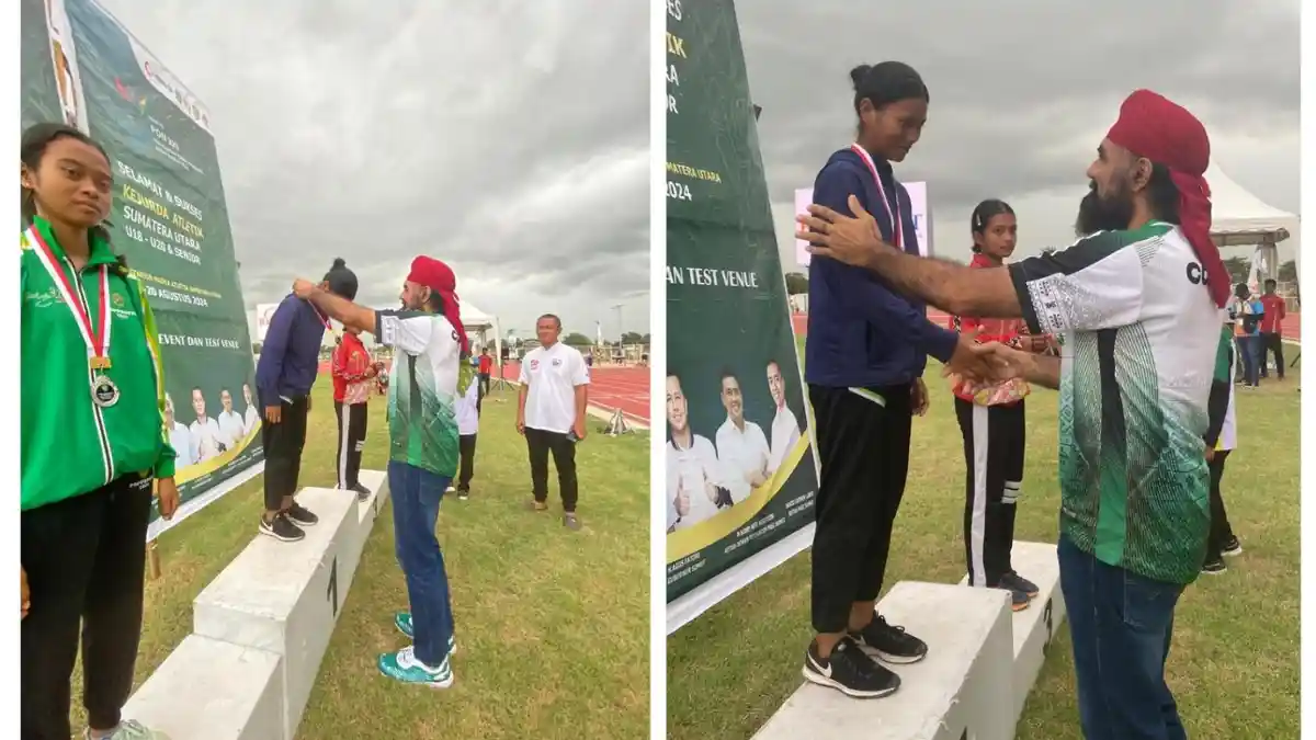 Atletik Pakpak Bharat Rohma Uli Banurea Raih Medali Emas di Ajang Kejuaraan Daerah Atletik Sumut