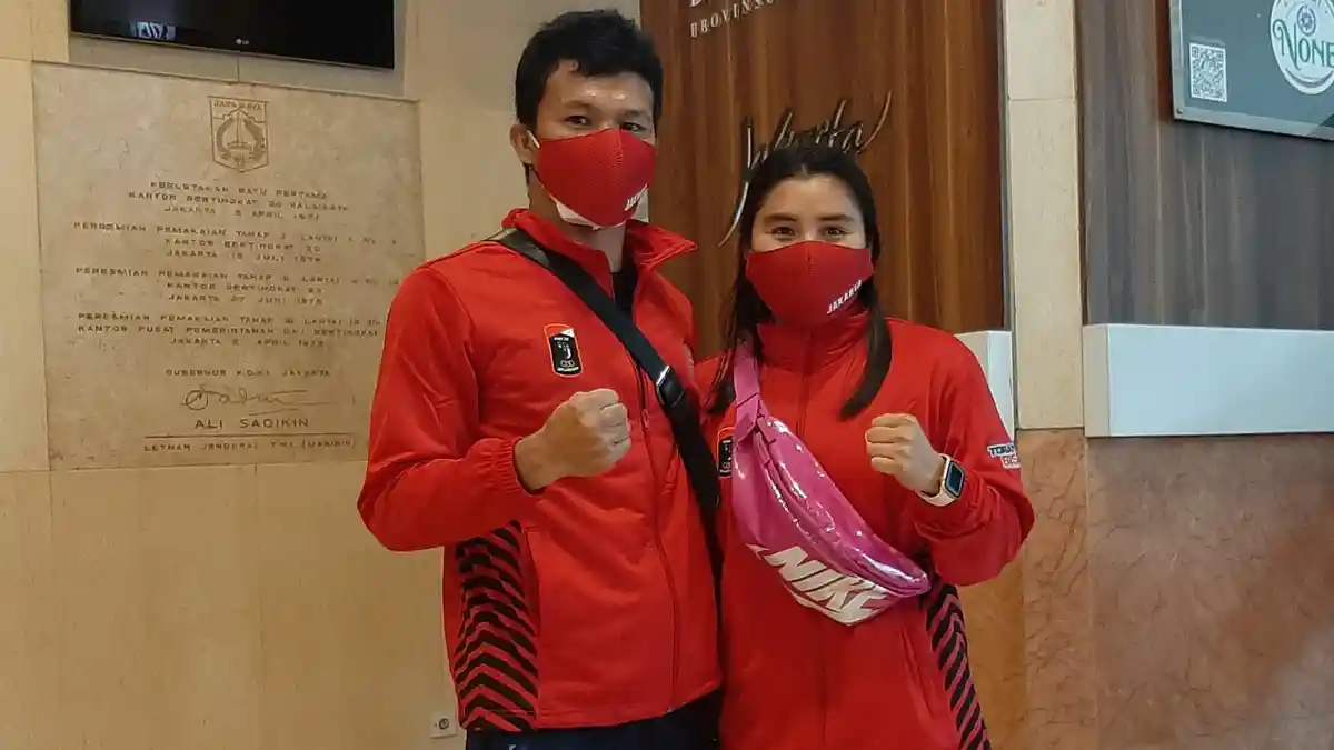 Handayani, Atlet Tim Wushu Sanda Putri DKI Jakarta Optimis Target Tiga Medali Emas PON Tercapai