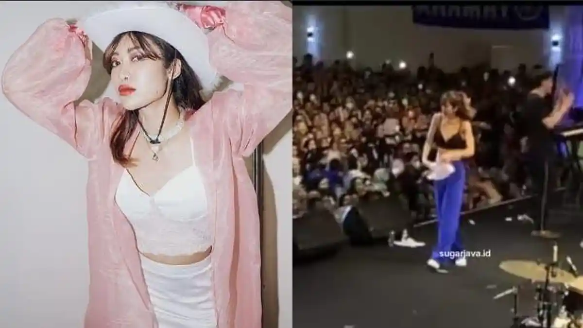 Widy Vierratale Nekat Buka Baju Pamer BH, Aksinya Saat Konser ...
