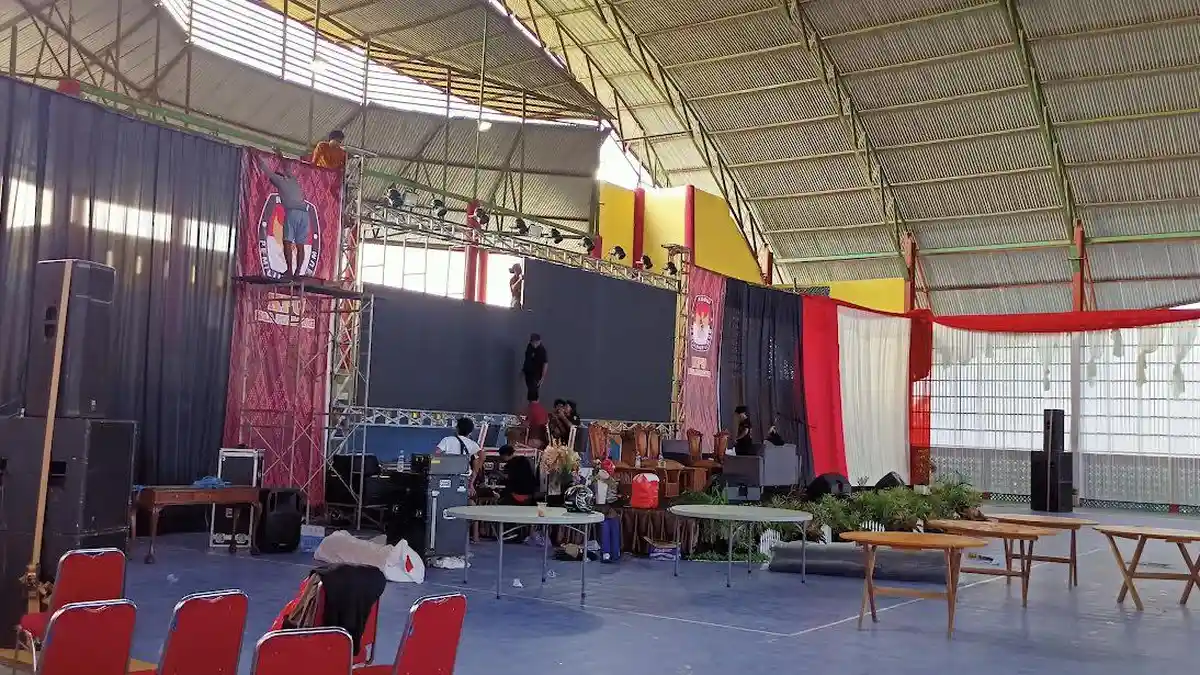 Debat Pilkada Pinrang: 1 Paslon Hanya Boleh Bawa 52 Pendukung Masuk Ruangan