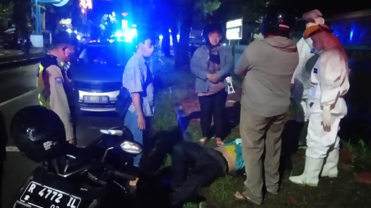 Pengendara Motor Tergeletak di Trotoar Kalimanah Purbalingga, Begini Pengakuannya
