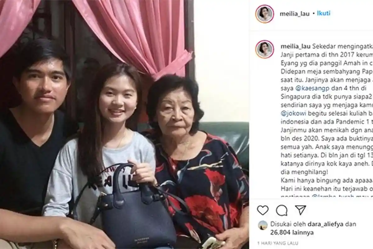 PENGAKUAN Kaesang saat Putuskan Felicia dan Pesan Ali Ngabalin untuk Meilia: Jangan Bawa Presiden