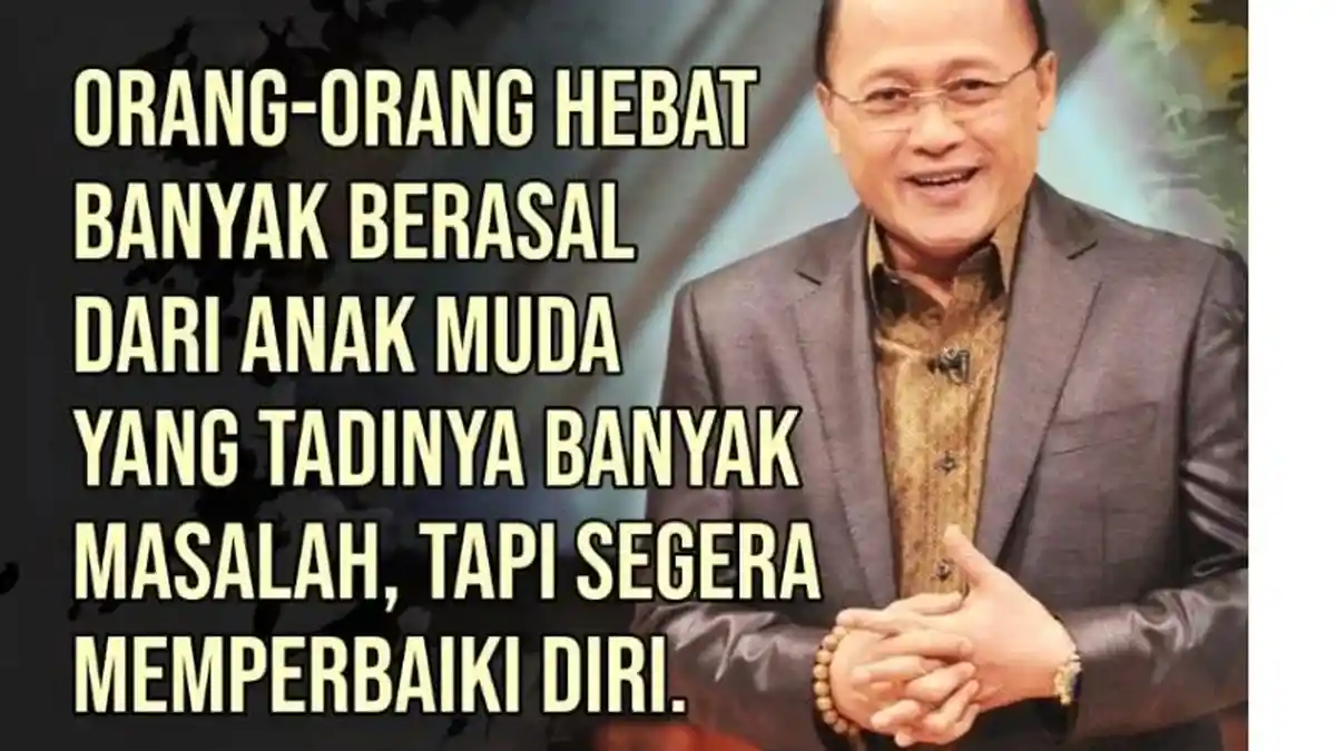 Profil dan Perjalanan Karir Mario Teguh, Motivator Terkenal dan Termahal di Indonesia