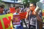 Aksi Damai Mahasiswa HMI di Kedubes Arab Saudi