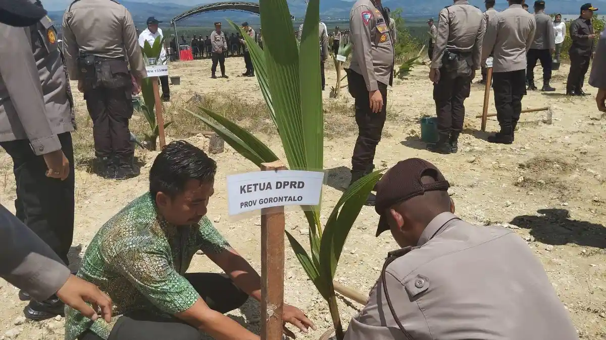 Komisi II DRPD Provinsi Gorontalo Apresiasi Penanaman Pohon di Provinsi Gorontalo
