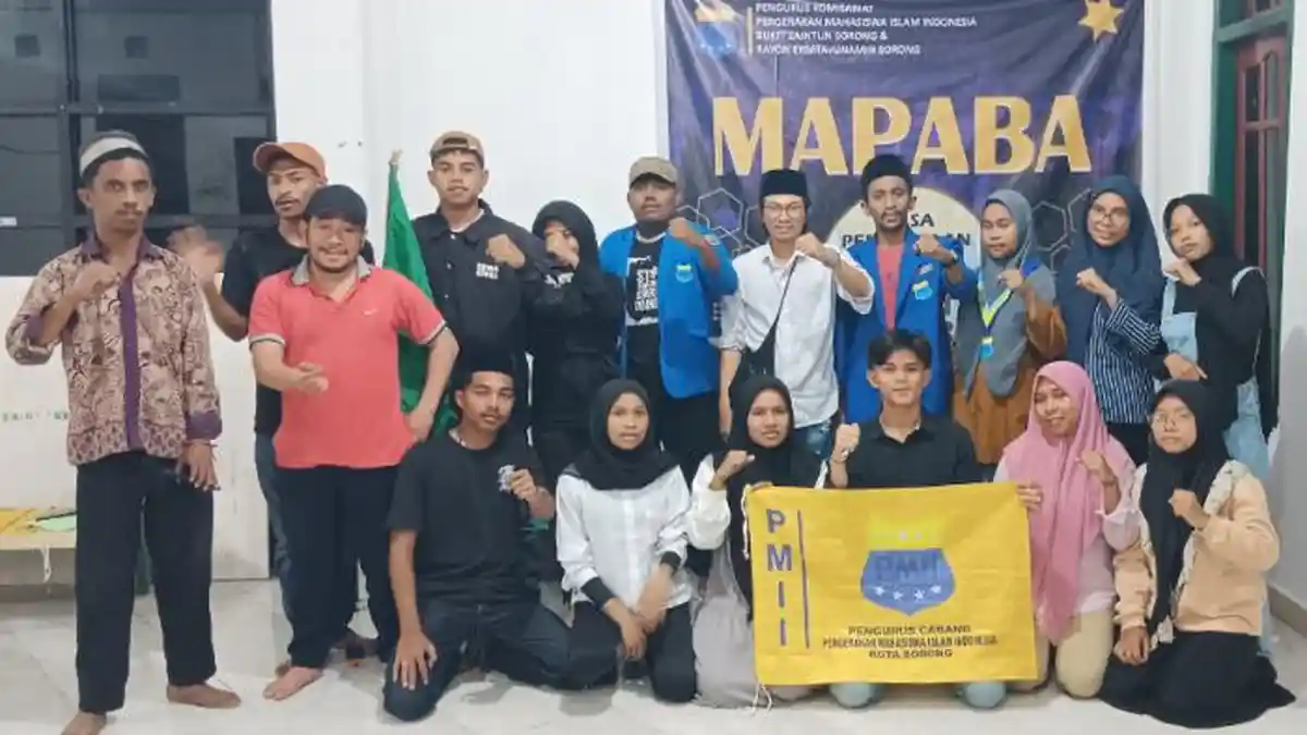 PMII Rayon Unamin dan Rayon Bukit Zaitun Sorong Sukses Gelar Mapaba: Lahirkan Kader Mu’takid