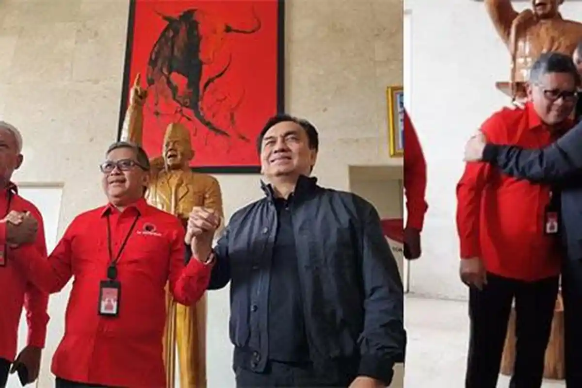 Begini Sikap Effendi Simbolon Usai Dipanggil PDIP, Tak Pakai Baju Partai hingga Peluk Sekjen PDIP