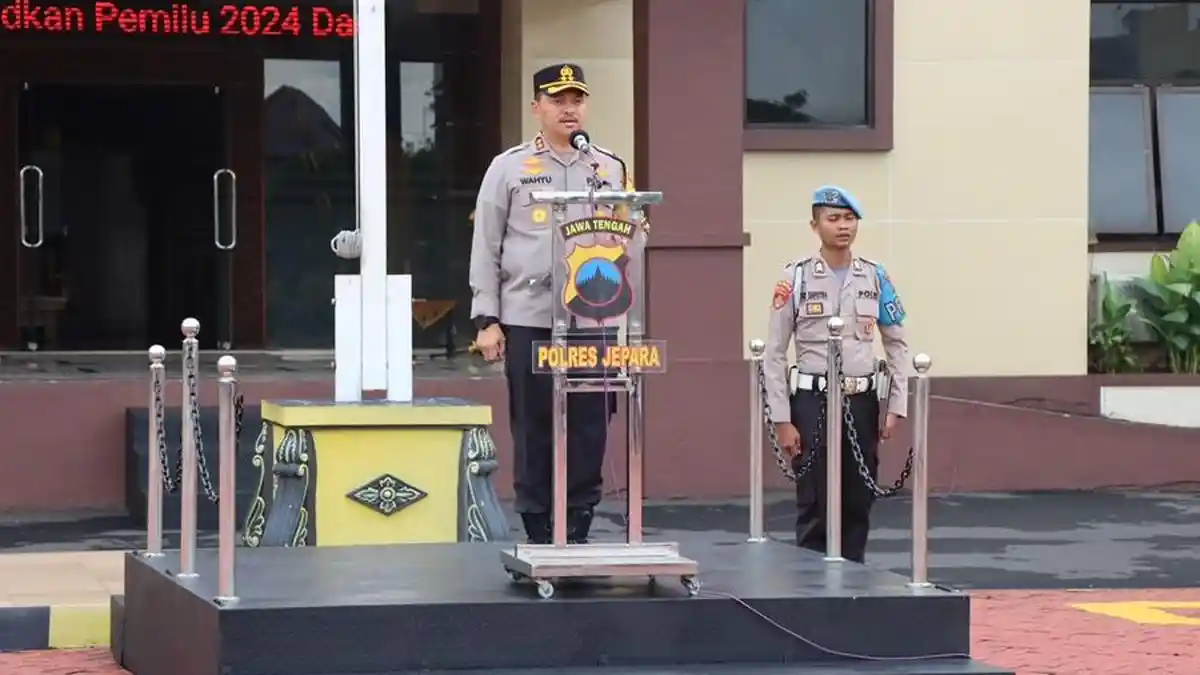 Pimpin Apel Pagi, Berikut Arahan Kapolres Jepara Pasca Pilkada 2024 kepada Personel
