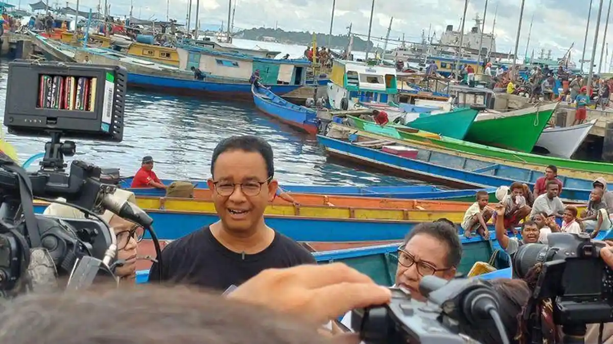 Anies Baswedan Kampanye di Sorong-Papua, Warga Malah Teriak Prabowo