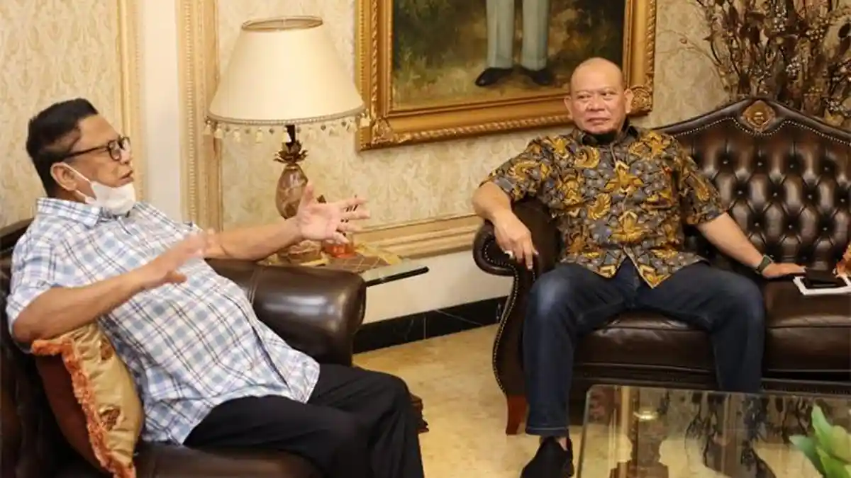 Ketua DPD RI La Nyalla Mattalitti Bertemu OSO, Apa Saja yang Dibahas?