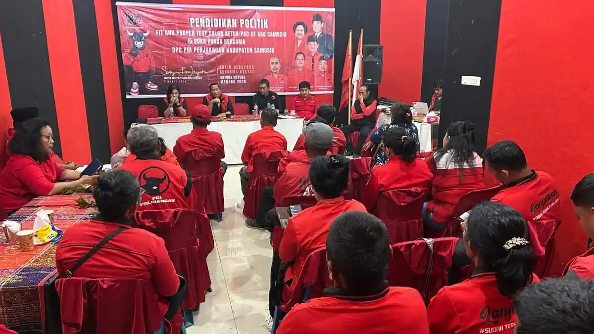 Buka Fit and Proper Test PAC Samosir, Ketua DPD PDIP Sumut: Kawal Konstitusi, Jaga Ideologi Partai