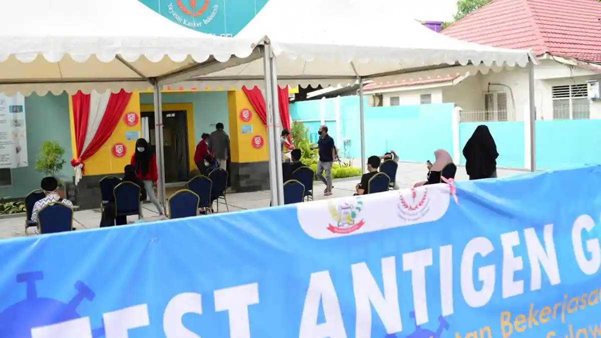 YKI-Satgas Covid-19 Sulsel Buka Layanan Rapid Test Antigen Gratis Tiap Senin-Sabtu