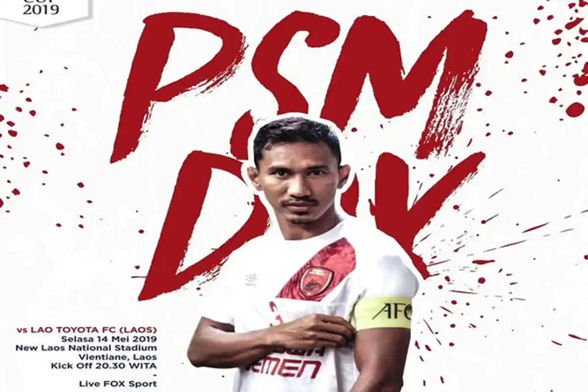 Live Streaming INewsTV! Lao Toyota vs PSM Makassar Piala AFC 2019, Selasa (14/5) Jam 19.30 WIB