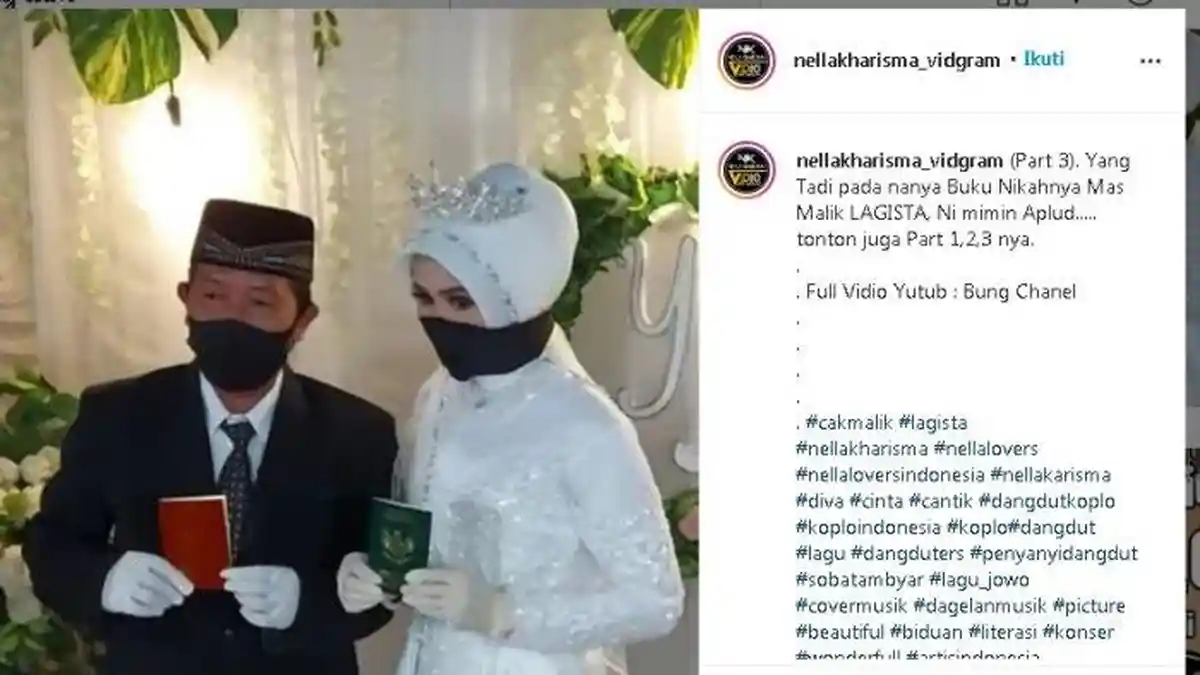 VIRAL Video Pernikahan Cak Malik, Hubungan Nella Kharisma & Dory Harsa Bebas Gosip Orang Ketiga?