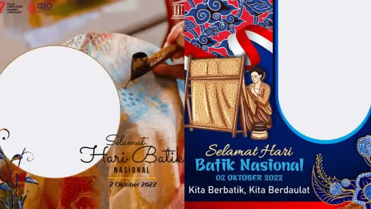 25 Link Twibbon Hari Batik Nasional yang Diperingati Setiap 2 Oktober
