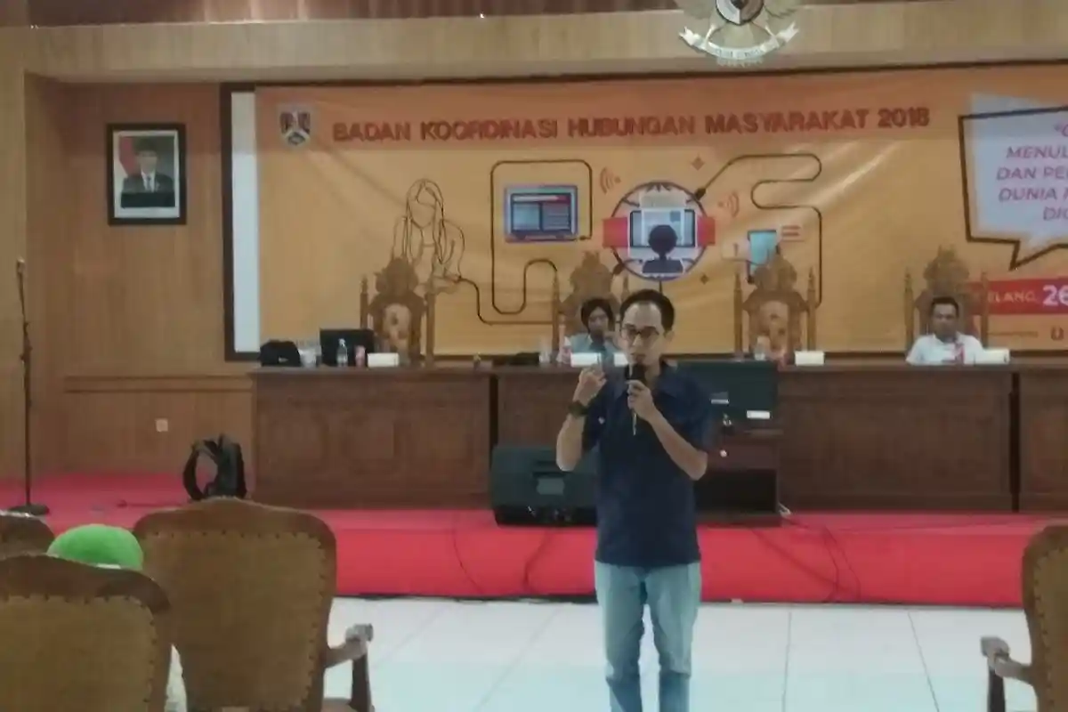 Pelatihan Jurnalistik Bakohumas Tahun 2018 Kota Magelang, Tentara Pun Ikut Belajar Menulis