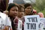Unjuk Rasa Usut Tuntas Iklan Melecehkan TKI