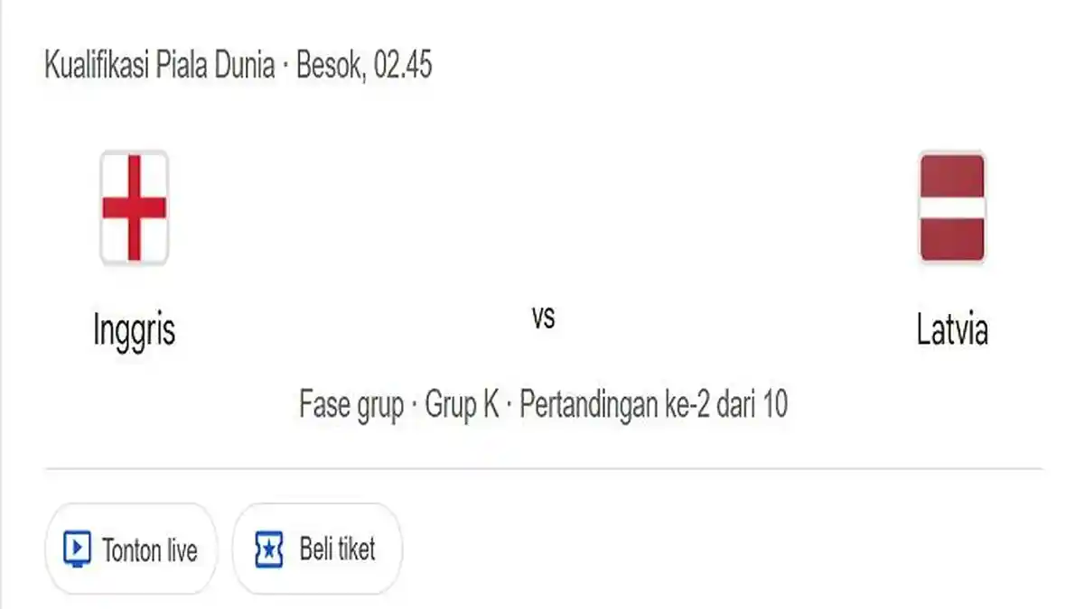 Prediksi Skor dan Susunan Pemain Inggris VS Latvia, Adu Tajam Kane dan Gutkovskis