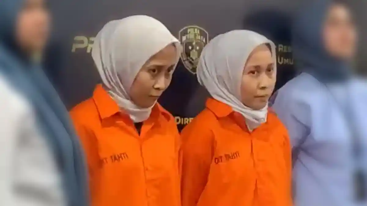 Si Kembar Tersangka Penipuan Pre Order iPhone, Rihana dan Rihani Segera Disidang