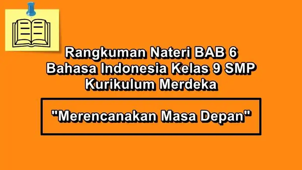Rangkuman Materi BAB 6 Bahasa Indonesia Kelas 9 SMP, Merencanakan Masa Depan