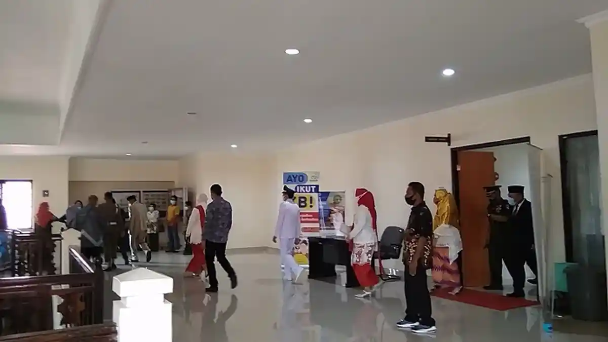Begini Penerapan Prokes di Pelantikan Wabup Bangkep