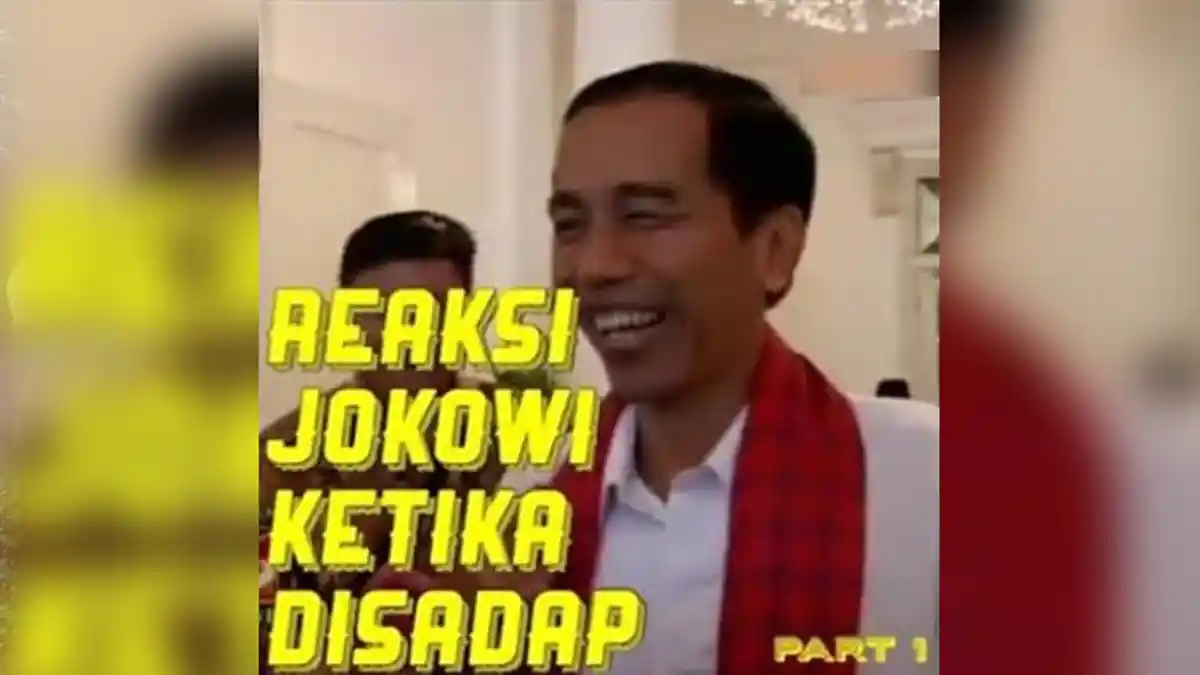 Beda Sama Mantan, Begini Reaksi Jokowi Saat Disadap, Lihat Ekspresi RI 1 Saat Lompat!
