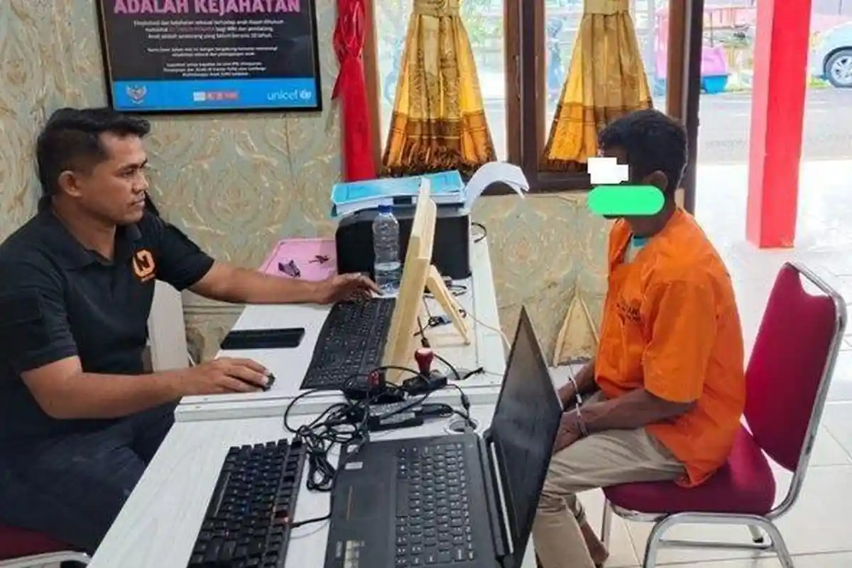 Polres Pidie Bekuk Seorang Pria Diduga Rudapaksa Anak Tirinya hingga 15 Kali, Dilakukan Sejak 2022