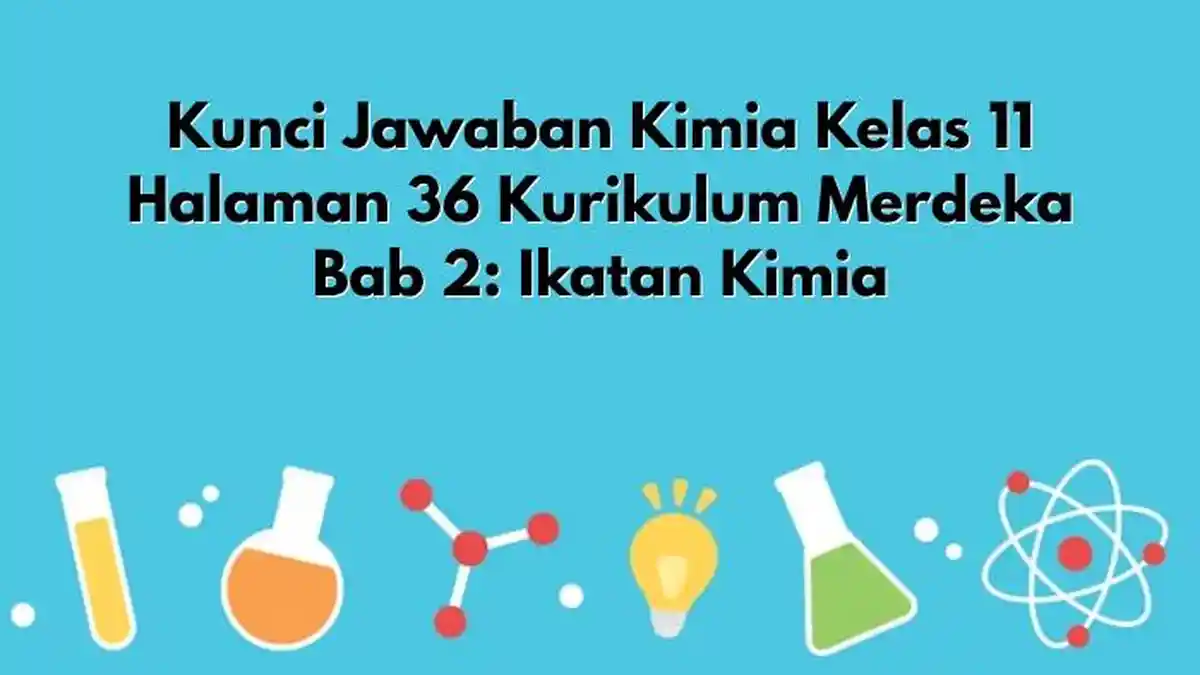 'Tentukan Kecenderungan Atom-atom' Kunci Jawaban Kimia Kelas 11 Halaman 36 Kurikulum Merdeka