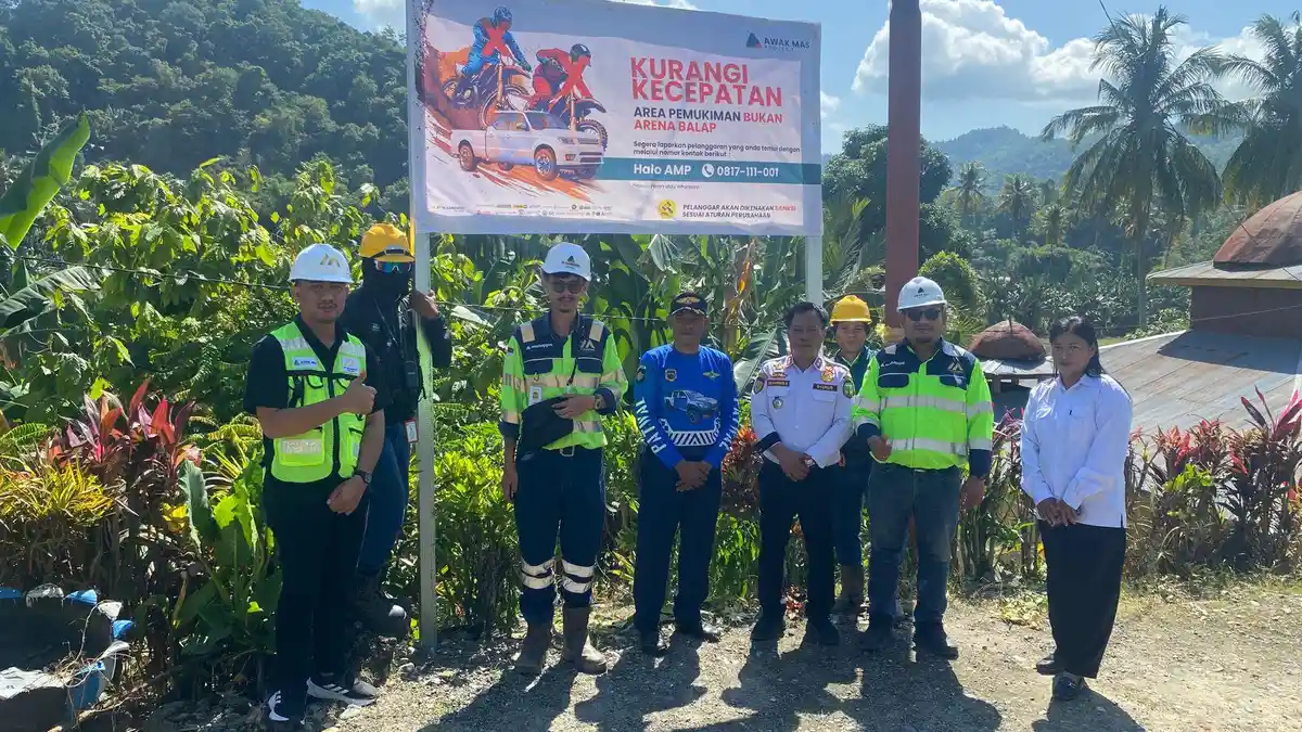 Kadishub Luwu Apresiasi Kolaborasi MDA Pasang Banner Keselamatan Berkendara di Jalur Desa - Tribun-timur.com