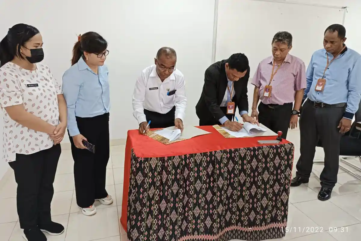 FKIPK IAKN Kupang Tanda Tangan PKS dengan Stikom Uyelindo