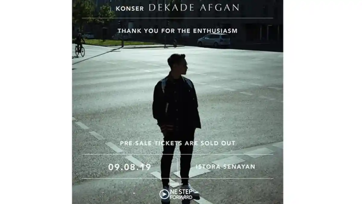 Tiket Presale Konser Dekade Afgan Terjual Habis