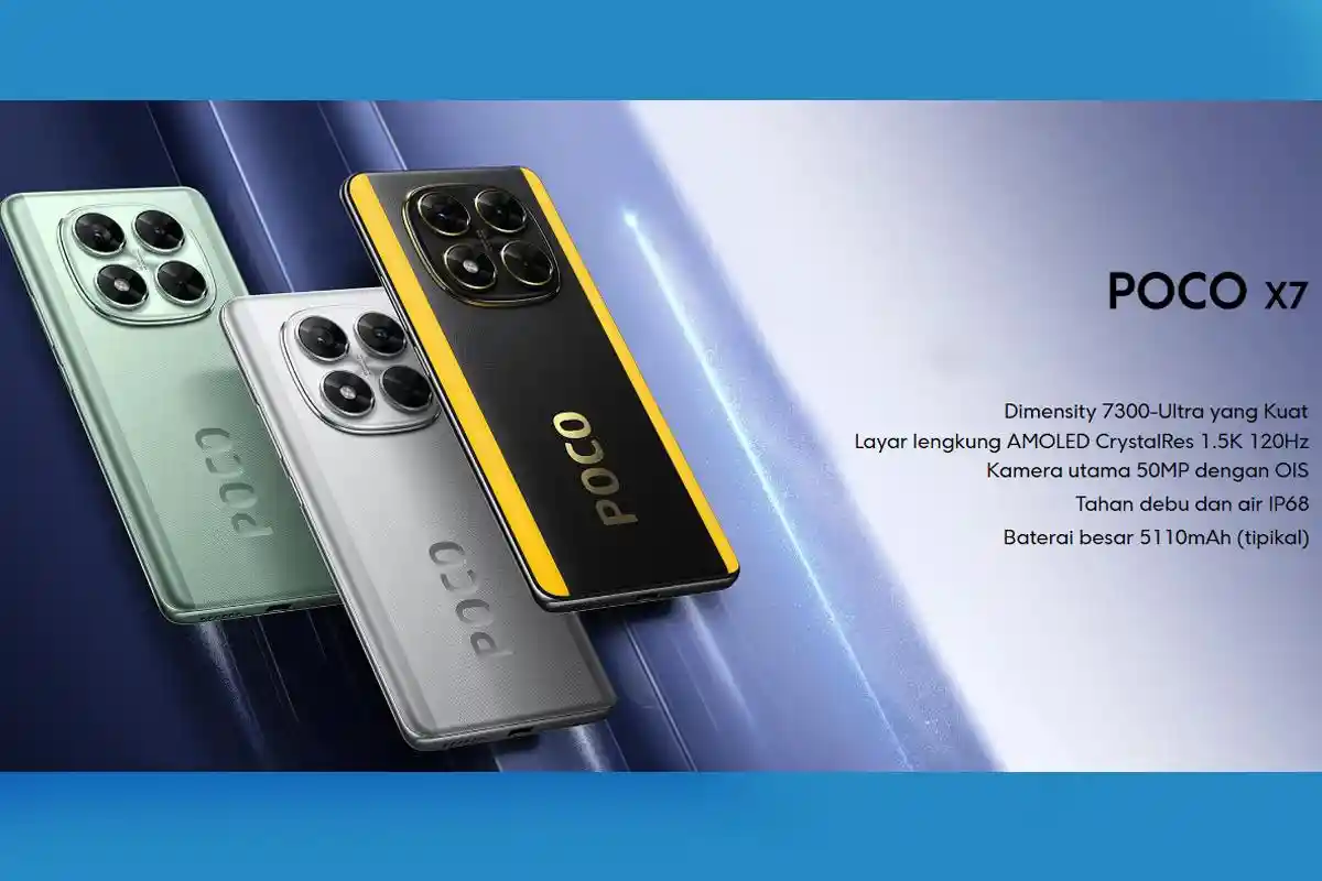Poco X7 5G Segera Rilis di Indonesia, Cek Harga dan Spesifikasi Lengkapnya
