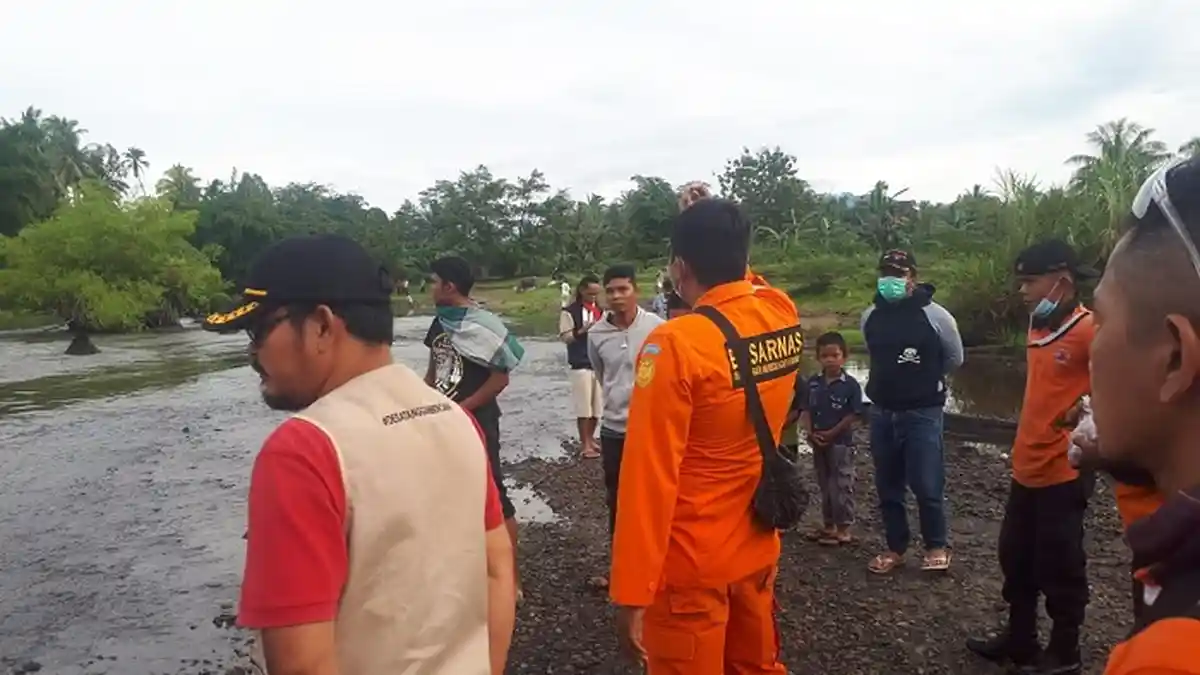 UPDATE Remaja Hanyut di Sungai Lubuh Ipuh Kurai Taji Padang Pariaman, Pencarian 6 Km Arah Hilir