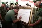 Panglima TNI Beri Pengarahan di Korem 043/Gatam