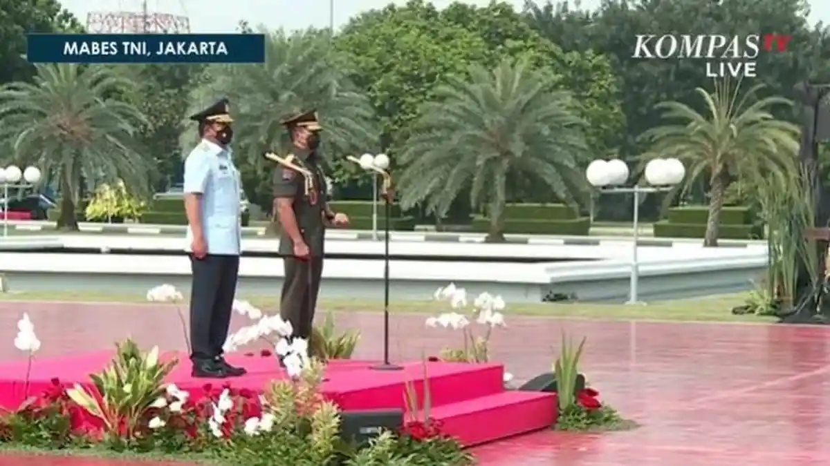 Sertijab Panglima TNI Digelar, Jenderal Andika Perkasa: Berusaha yang Terbaik untuk Lanjutkan Tugas