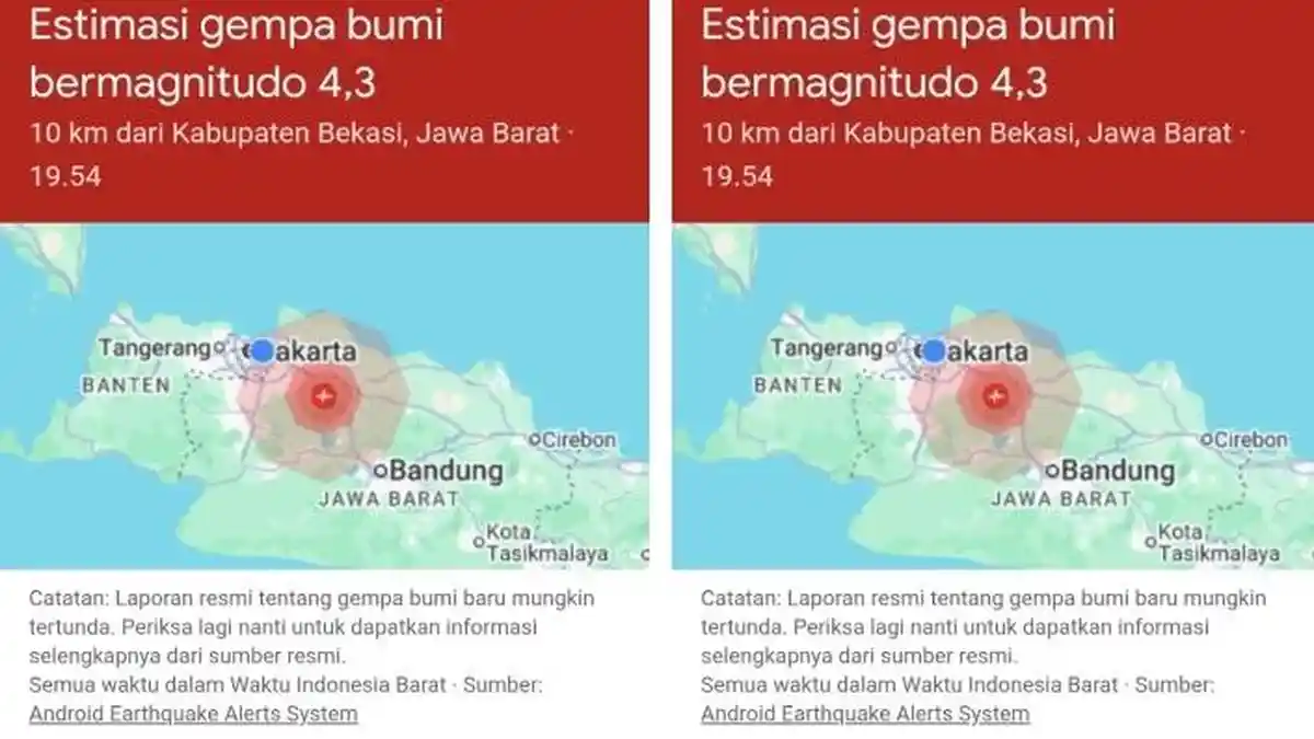 Gempa Guncang Perbatasan Bekasi-Karawang, Personel BPBD Siaga