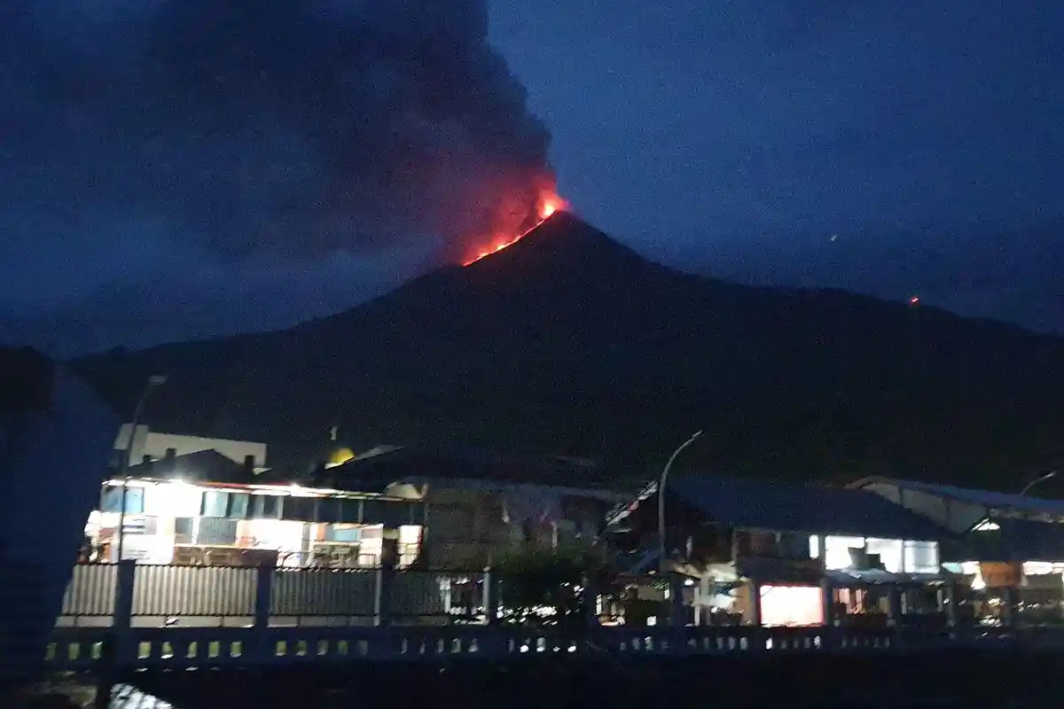 Aktivitas Gunung Api Karangetang Meningkat, Ini Langkah Antisipasi BPBD Sitaro Sulawesi Utara