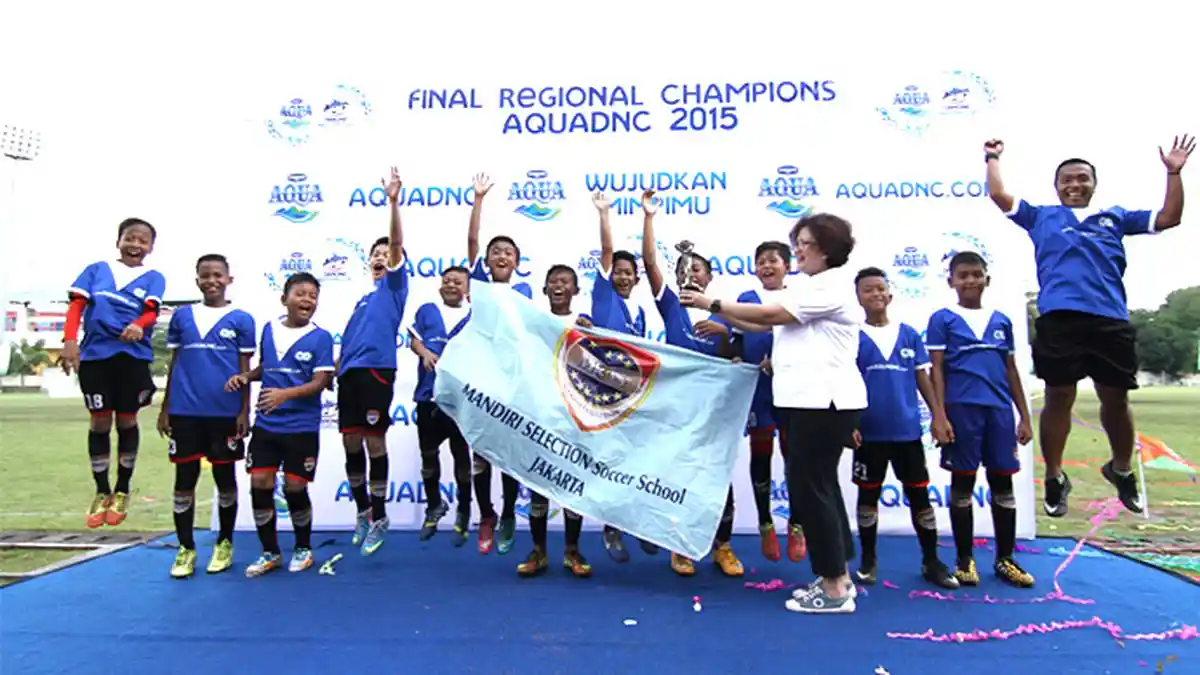 SSB Mandiri dan SSB Metro Depok Wakili DKI di Putaran Final Aqua Danone Nations Cup