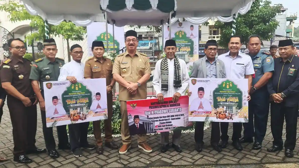 Jelang Idul Adha 1446 H, Pemprov Maluku Salurkan 151 Hewan Kurban 