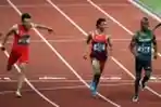 Pelari Indonesia Zohri Lolos Ke Final 100 Meter Putra