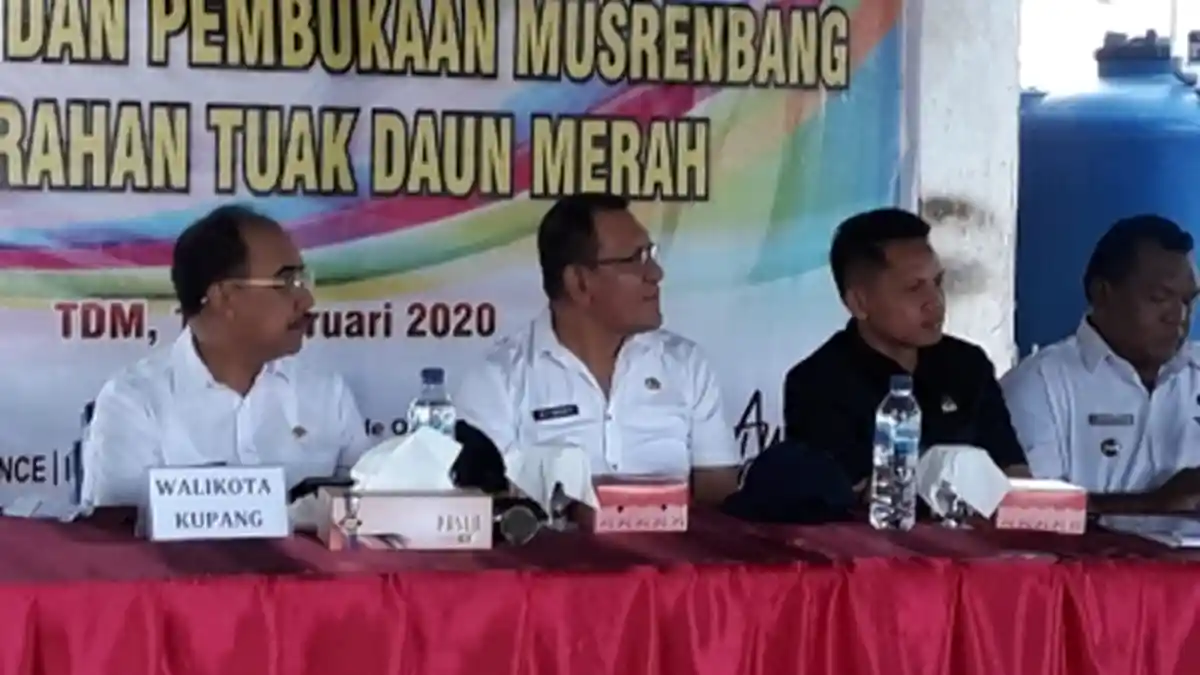 Wali Kota Kupang Apresiasi Program Tanam Air di Tuak Daun Merah