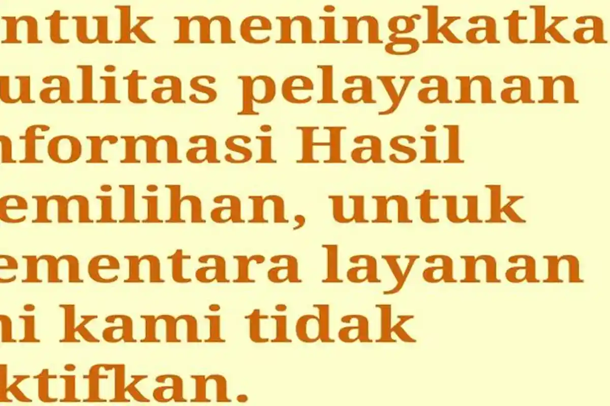 Situs Resmi KPU Sumsel Terpaksa Ditutup untuk Menghindari Serangan Hacker