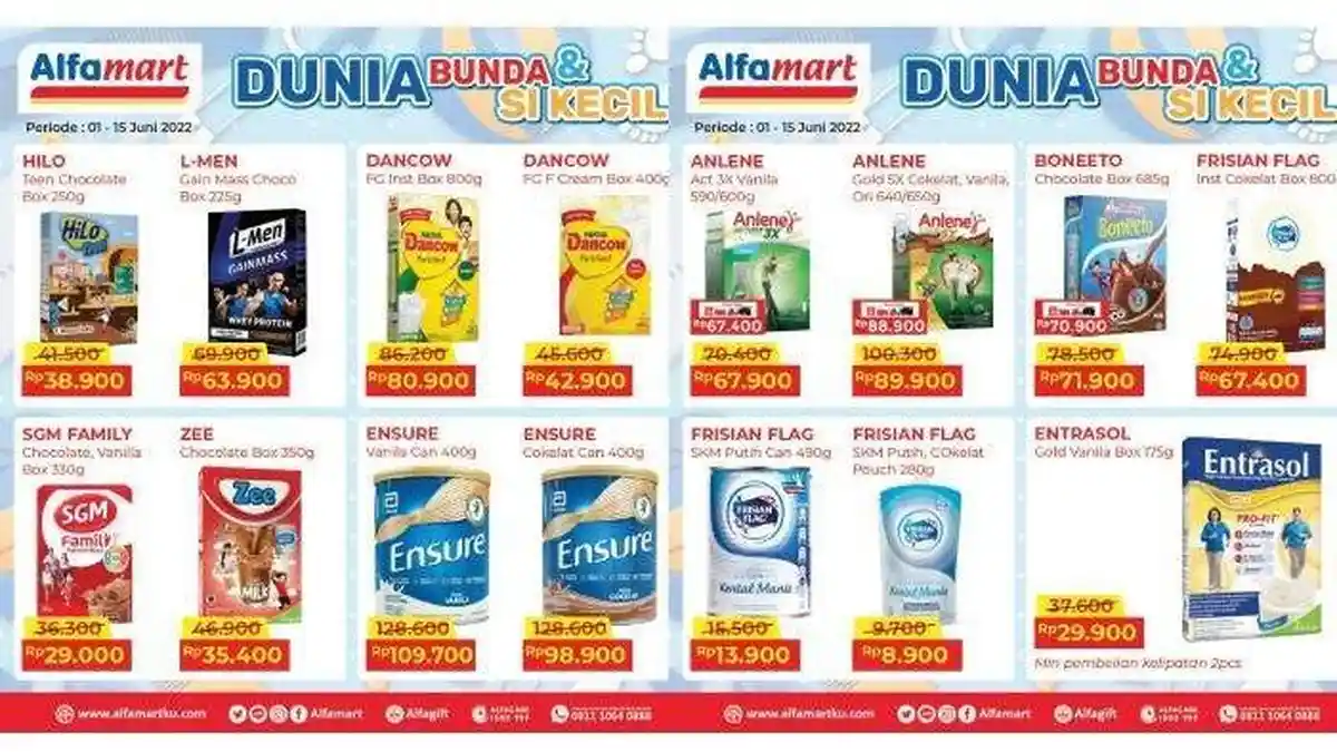 PROMO JSM Alfamart Sampai 15 Juni 2022, Banjir Diskon Susu Murah Nih!