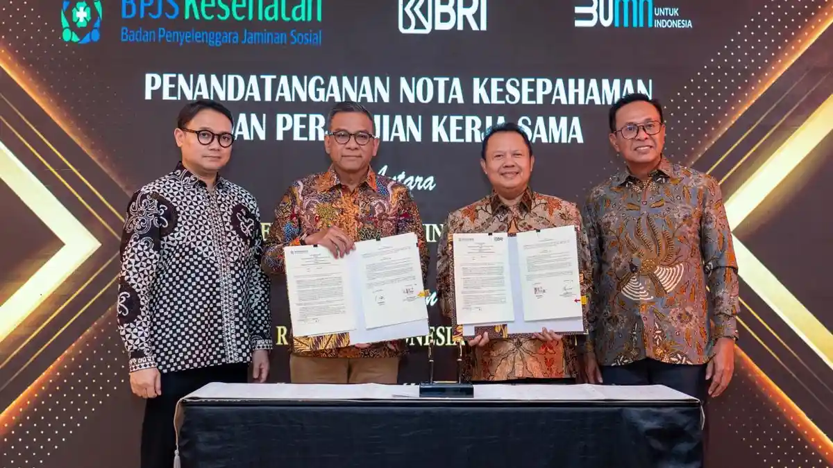 Tingkatkan Kualitas Infrastruktur Kesehatan, BRI dan BPJS Kesehatan Jalin Kerja Sama